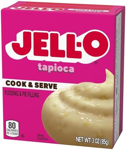Jell-O Cook & Serve Tapioca Pudding and Pie Filling, 3 oz + Instant Coconut Cream Pudding & Pie Filling, 3.4 oz (2 ea) (Variety Pack)