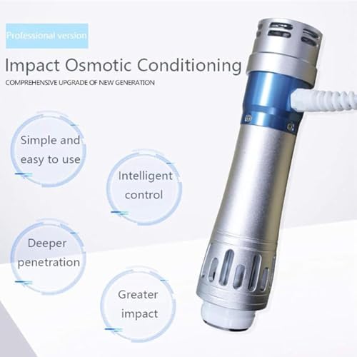 Shockwave Therapy Machine, Extracorporeal Shockwave Machine, Energy Level Adjustment: 5mj-250mj and Output Frequency: 1hz-16hz, for Pain Relief Massage, ED Treatment