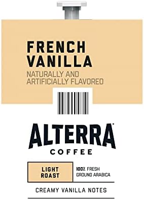 FLAVIA ALTERRA COFFEE, French Vanilla, 20-Count Freshpacks (Pack of 1 Rail)