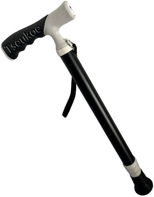 Titanium Alloy Hiking Stick or Walking Sticks, Adjustable Hiking Pole for Men and Women, Dual-Purpose Telescopic Cane