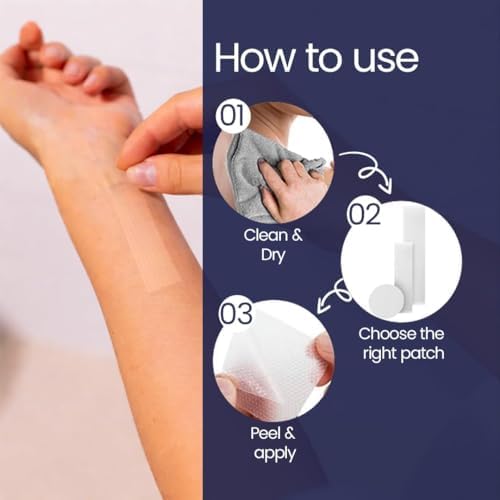 Silicone Scar Patches | Medical-Grade & Hypoallergenic Scar Care for Surgery, C Section Recovery, Keloids, Burns & Stretch Marks | 18 Pre-Cut Flexible Acne Scar Strips