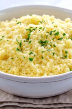 Medium Pre-cooked Couscous | Non-GMO | by Dasher's Spice & Beans | 5 lb. Container