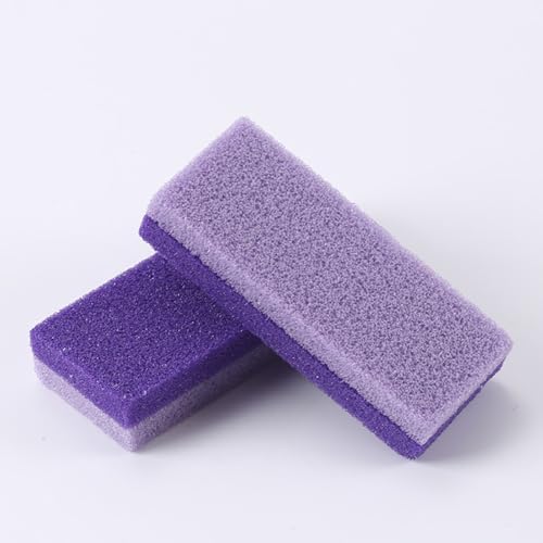 6 Pcs Feet Pumice Stone Double Sided Callus Remover Foot Care Scrubber Pedicure Dead Skin Scraper Heel Exfoliating Tool for Men Women