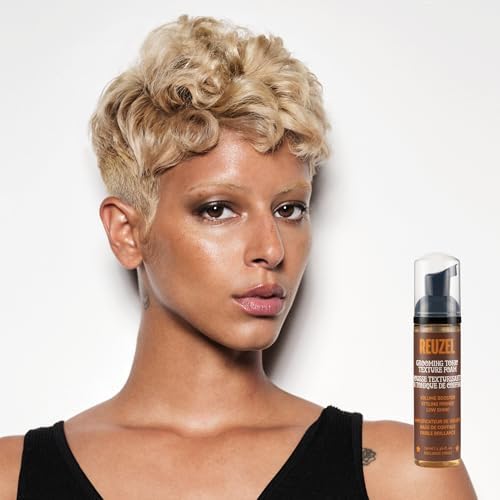 REUZEL Grooming Tonic Texture Foam, Styling Booster with Low Shine and Great Styling Power - 2.36 fl. oz