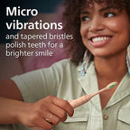 Philips One by Sonicare Genuine Replacement Electric Toothbrush Heads, 2 Brush Head Pack Up to 6 Month Supply, Shimmer Pink, BH1022/05