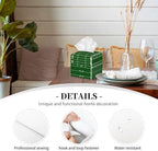 Tissue Box Holder Cover Square Tissue Cube Cover Pu Leather Tissue Organizer with Bottom Belt for Bathroom,Tabletop,Kitchen,Night Stands,Office,Home,Car-American Football Field1
