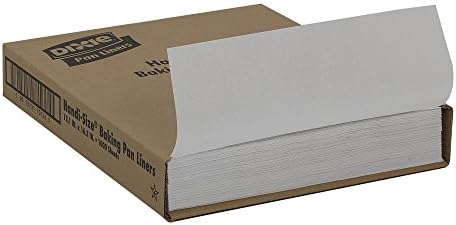 Dixie Grease-Proof Non-Stick Pan Liner by GP PRO (GEORGIA-PACIFIC), White, HS1000, 16.38'' Length x 12.19" Width, (Case of 1,000)