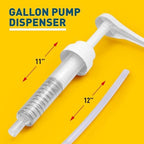 Heavy-Duty 5-Gallon Bucket Pump Dispenser – Compatible with Oil, Laundry Soap, Detergent, Fabric Softener, Degreasers, and More. Includes a Leak-Proof Cap, Making it Ideal for Commercial and Household