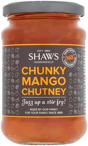 Shaws Yorkshire Chunky Mango Chutney 305g in a Premier Life Store Box - 2 Pack