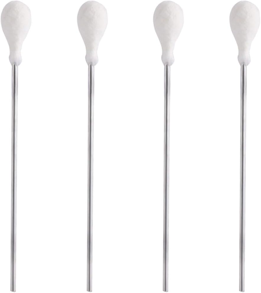 FRCOLOR Fire Cupping Stick 4pcs Cupping Igniter Stick Cupping Fire Tool Cupping Torch Cupping Swabs Fire Rod Tool Cotton Head for Salon Cupping Massage SPA
