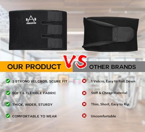 Waist Trimmer Belt Men Sweat Band Stomach Wrap, Waist Trainer for Women Workout