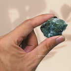 Amazing Gemstone Moss Agate Raw Crystals and Healing Stones, Natural Rocks for Tumbling and DIY Raw Stones and Crystals (5 Pieces)