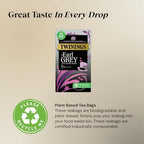 Twinings Earl Grey Tea | Full & Fragrant Earl Grey Tea Bags | Bergamot & Lemon Flavoured Black Tea Blend | 40 Biodegradable Tea Bags