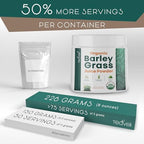 Teaveli Organic Barley Grass Juice Powder– Raw, Utah Grown Barley Grass Juice Extract for Detox- Complements Wheatgrass Juice- Made in USA Without Gluten, Additives or Preservatives- 8 oz (226 Grams)