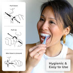 PUL 2-in-1 Aligner Removal Tool and Chewies for Invisalign Aligners, Retainers and Trays - Patented Invisalign Remover Tool for Easy Removal & Secure Fit - Pack of 2, Pink