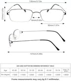 LUFF Ultra Light Reading Glasses for Men/Women,Stylish Blue Light Blocking Computer Glasses,Screwless HD Readers Eyeglasses
