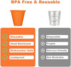 2pcs reuasble Silicone Grease Bucket Liners Compatible for Traeger/Pit Boss ect/Oklahoma Joe' /Green Mountain Grill Drip Tray Bucket Liner for pro Pellet Wood Smoker Grill Accessories（Orange）
