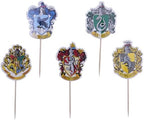 PME Harry Potter Cake Toppers, Hogwarts Crests (Pack of 6)