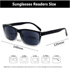 NORPERWIS 2 Pack Unisex Classic Style Sunglasses Readers - Comfortable Simple Stylish Readers