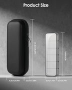 Hard Travel Case for OBlade QP2520/QP2530/QP2620/QP2630 – Waterproof Portable Storage Bag for OBlade Hybrid Electric Trimmer & Braun Series Shaver
