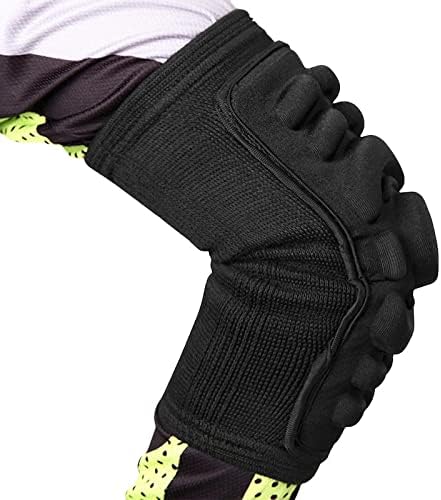 Adults Elbow Support Brace Breathable Arm Brace Pad Guard Gel Padded Compression Elbow Arm Warmer Sleeve Guard Protector for Sports Roller-Skating, Riding, Basketball 1 pc