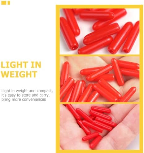 120pcs Small Silicone Tweezer Covers Non-slip Protective Caps for Eyelash Grafting Tweezers Point Protectors Dustproof Sleeve for Beauty Salon Use