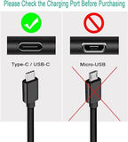 USB C Charger Cord for BOB AND BRAD, LC-dolida Sleep Mask, Kozy, fmlave, Aroma Season, Kyltoor Heated Eye Mask Cordless, And More USB Eyes Heating, Eye Massager Pad Charging Cable Adapter (5FT)