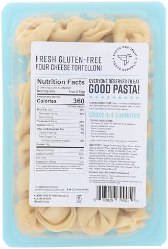 Gluten-Free Tortellini Pasta (Four Cheese, 9 Ounce (Pack of 1))