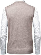 Mens Thick Argyle Sweater Vests Classic V-Neck Knitwear Sleeveless Pullover Autumn Winter Warm Tank Tops