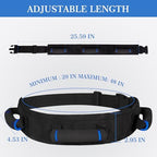 Gait Belt for Seniors, Transfer Belt with Handles, Safety Gate Belt for Elderly Lift Belts Physical Therapy with Quick Release Buckle Standing Aids & Support for Elderly Handicap Patient Care (Black)