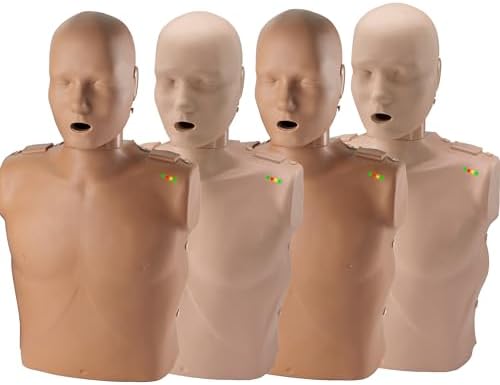 Prestan Professional Adult Diversity Kit CPR Training Manikin 4-Pack (with CPR Monitor) by Prestan Products