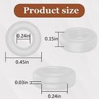 SMARTTOP 14 Pairs Eyeglass Ear Grips Sleeve Holder-Eyeglasses Ear Hooks -Comfort Anti-Slip glasses ear grip-For Kids and Adults Sunglasses, Reading Glasses, Sport Eyewear (Clear)