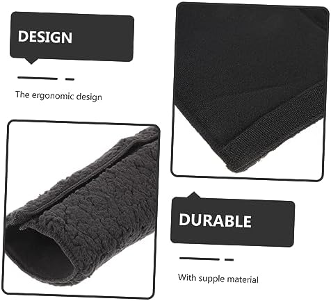 FRCOLOR 2pcs Folding Wheelchair Handle Covers Comfortable Roller Handle Grips Non-Slip Pads Walker Accessories