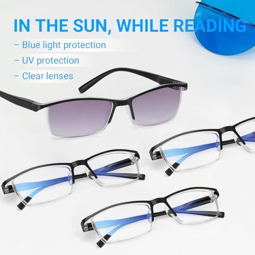 TERAISE Fashion Anti-blue light Reading Glasses Men Women Computer Reader