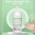 Dr. Entre's Callus Remover Gel Kit for Feet: Foot File, Pumice Stone, 5 Glove Pairs for Gel Application, Spa Kit, Foot Care, Pedicure Tools, Scrubber, 8oz