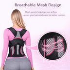Breathable Posture Corrector for Women and Men-Back Shoulder Brace Posture Corrector for Neck Shoulder & Upper Back Pain Relief-Adjustable Back Straightener