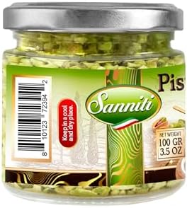 Sanniti Pistachio Crumble, 3.5 oz – Finely Crushed Italian Pistachios | Product of Italy
