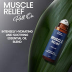 Muscle Relief Essential Oil Roll-On 10 ml - Pure & Natural Prediluted Blend for Sore Muscles, Aches & Recovery - Easy Roller for Athletes & Active Lifestyles - Nexon Botanics