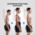 Posture Corrector for Men and Women, Adjustable Upper Back Brace, Comfortable Shoulder Support for Spine Alignment, Posture Training and Daily Wear Under Clothes (Small 26.8‘’-33.5‘’)
