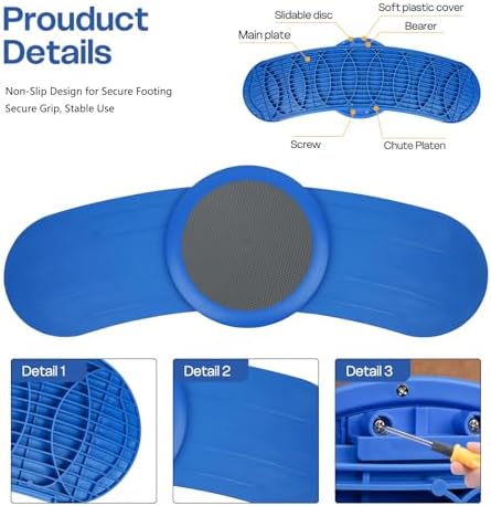 360° Rotating Transfer Board with Sliding Disk - 400lbs Heavy Duty Slide Board for Wheelchair to Car, Bed & Toilet Transfers - Mobility Aids for Elderly, Seniors & Stroke Patients - 7.2lbs Portable