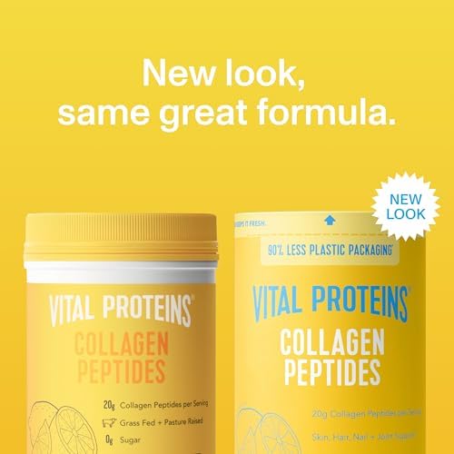 Vital Proteins Collagen Peptides Powder, Collagen Supplements, Hair & Skin Health, 14 Servings, Lemon
