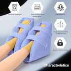 Heel Protector for Pressure Sores, Adjustable Heel Pad Bed Sore Relief Boot, Pressure Ulcer Cushion with Ankle & Feet Support, Ideal for Elderly Bedridden & Surgery Recovery