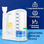 Incentive Spirometer Adult, Breathing Exercise Device for Lungs, Lung Exerciser Device, Breathing Trainer