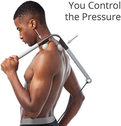 Body Back AccuMassage - Dual Pressure Point Massage Tool & Massage Hammer - 2 in 1 Design - Shiatsu Neck Massager Tool, Golf Ball Percussion Massager for Deep Tissue