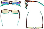 Eyekepper Spring Hinge Two-Tone Color Computer Glasses Readers Reading Glasses