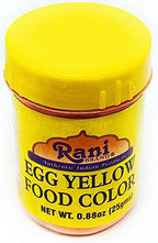 Rani Yellow Food Color Indian 25gm (0.88oz) ~ Vegan