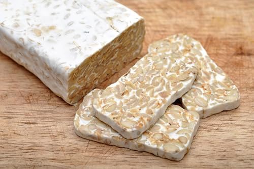 Tempeh Starter Culture with Rhizopus Spores - Make Delicious Tempeh at Home, High Protein Rhizopus Tempeh (Rhizopus oligosporus) - Net Weight: 0.7oz. DIY Plant Based Meat. Gluten Free, Non-GMO.