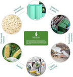 Compostable Trash Garbage bags,AYOTEE 13-15 Gallon Tall Kitchen Trash Bags,Heavy Duty Unscented 1.18Mils 55 Liter,60 Count,Strong Thicken Rubbish Waste Can Liners for Kitchen Garden Home