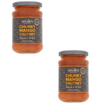 Shaws Yorkshire Chunky Mango Chutney 305g in a Premier Life Store Box - 2 Pack