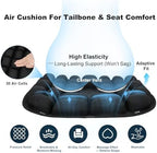 Inflatable Seat Cushion - Airplane Seat Cushion for Long Flights, Stable & Firm Support for Sports & Outdoors, Stadium Bleachers, Travel & Hard Dining Chairs